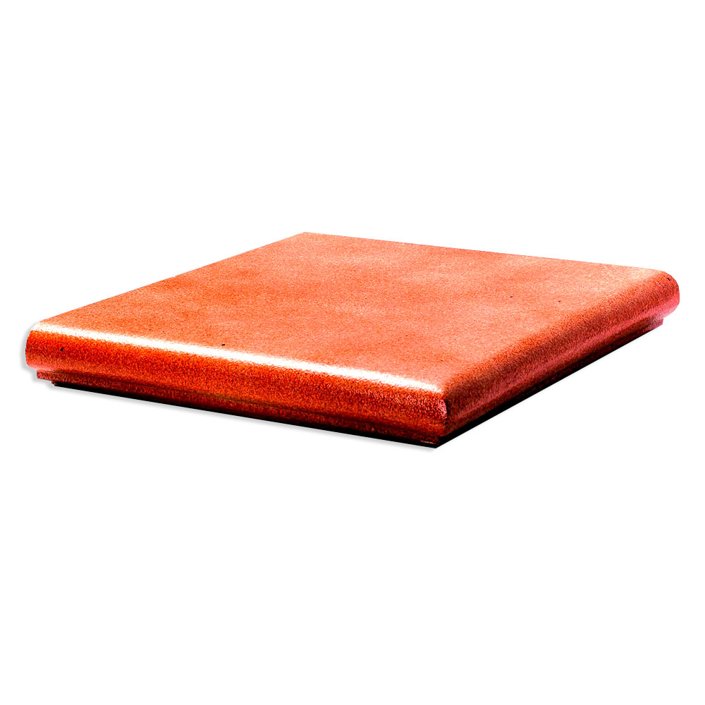 Trappeflis Hjørne Viken Klassik Terracotta Glasert Jord Matt 33x33 cm